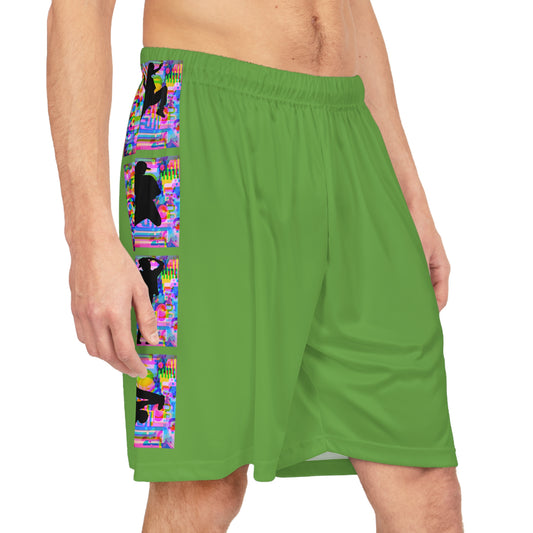 Levels Premium Collection, Vibrant Basketball Shorts for Dancers, Sportswear, Summer Fun, Gift for Dance Lovers, Casual Daily Wear