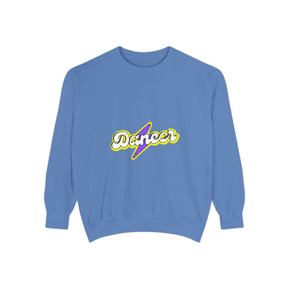 "Dancer" Unisex Lightweight Crewneck Sweatshirt – Superhero-Inspired Graphic Pullover for Dance Lovers & Performers