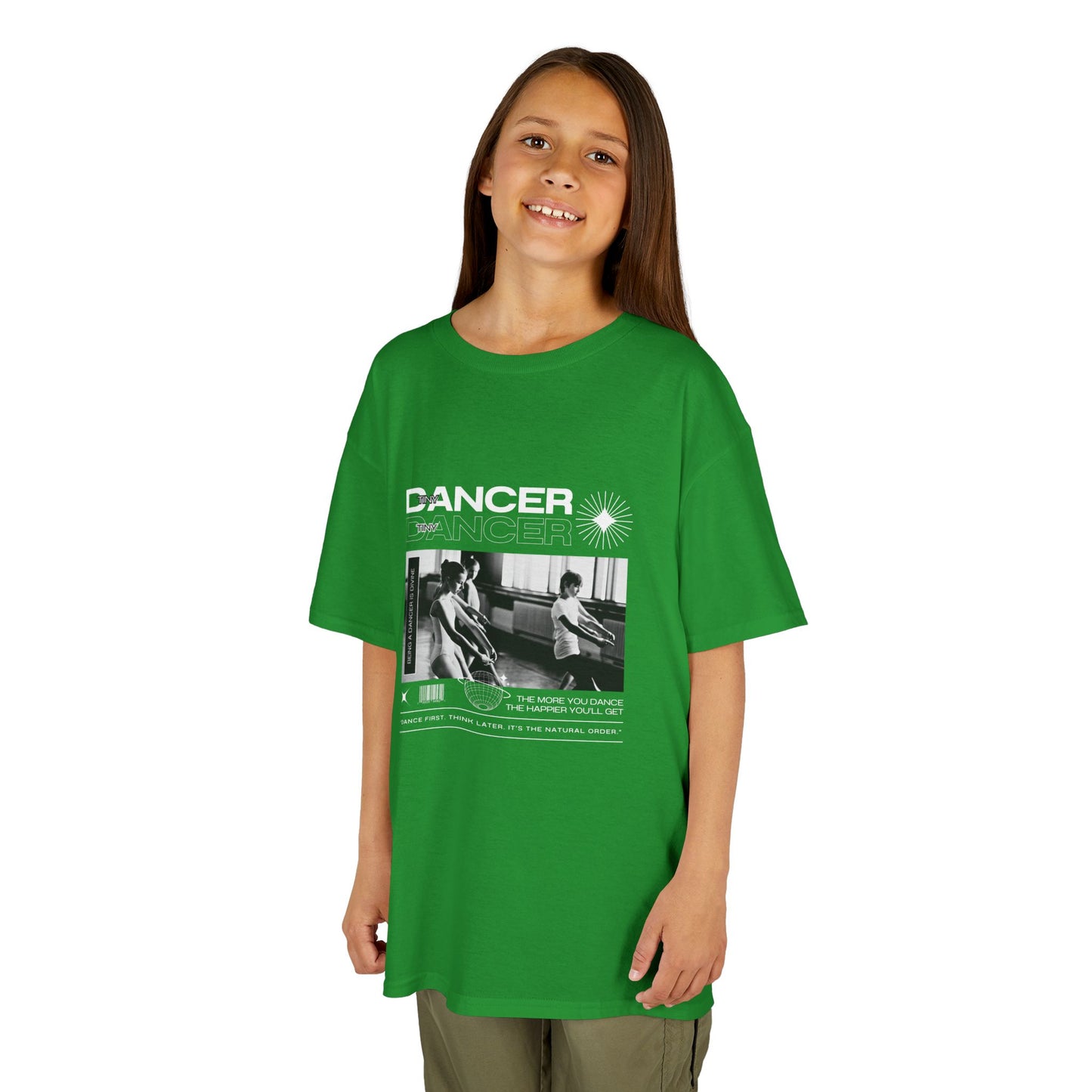 “Dancer” Youth Short Sleeve Tee – Ballet Class Streetwear-Inspired Dance Shirt for Kids