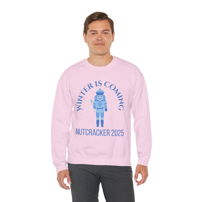 “Winter Is Coming Nutcracker 2025” ADULT Sweatshirt – Unisex Heavy Blend Crewneck | Holiday Dance Sweatshirt for Ballet Dancers