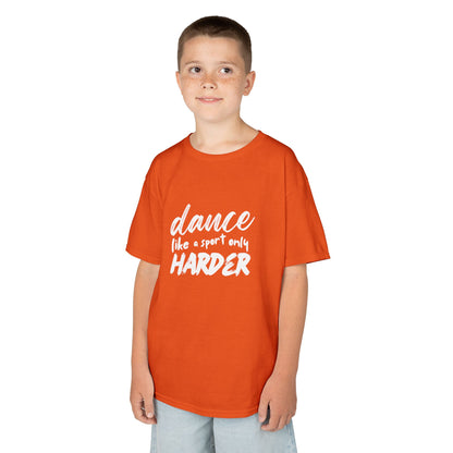 “Dance Like a Sport Only Harder” Kids Heavy Cotton™ Tee – Dance-Inspired Graphic Tee for Youth
