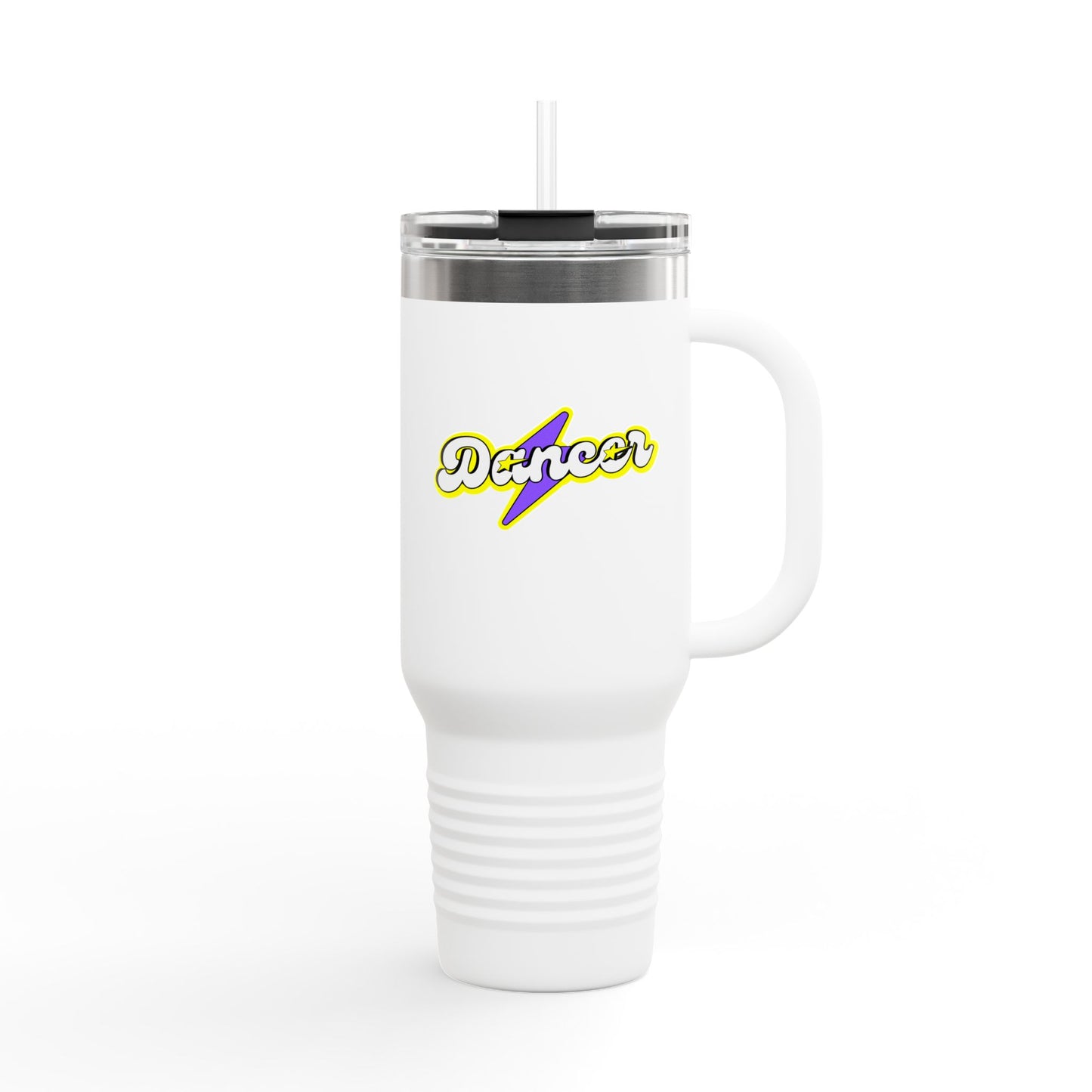"Dancer" Superhero 40oz Insulated Travel Mug – Bold Stainless Steel Tumbler for Dance Lovers