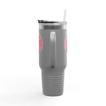 "Life Without Dance is Pointeless" 40oz Insulated Travel Mug – Cute Capybara Dance Graphic Stainless Steel Tumbler for Dancers & Dance Lovers