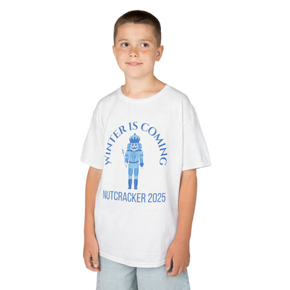 “Winter Is Coming Nutcracker 2025” YOUTH T-shirt | Holiday Dance Tee for Ballet Dancers