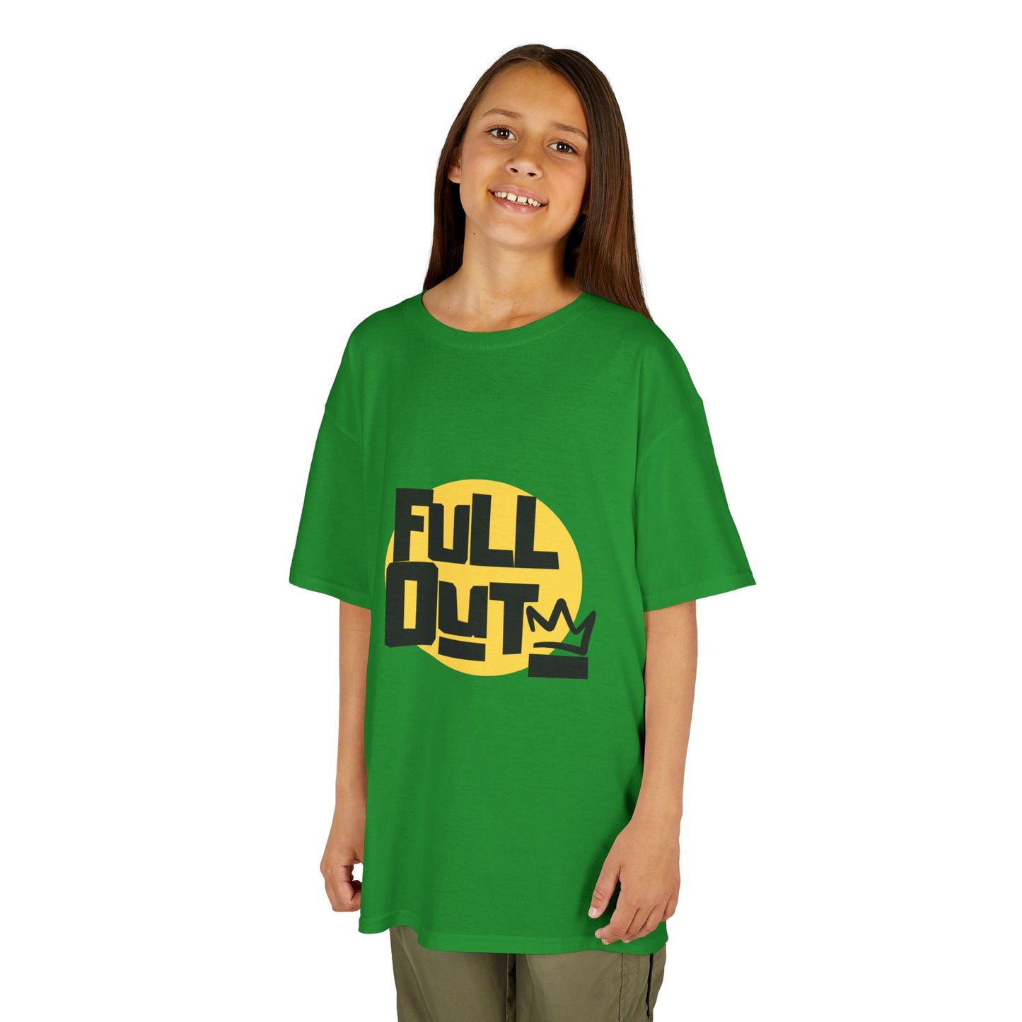 "Full Out" Dance Youth T-Shirt – Bold Streetwear-Inspired Graphic Tee for Dancers