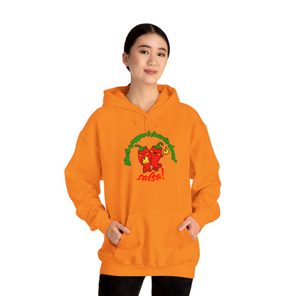 "What’s a Pepper’s Favorite Dance? Salsa!" Unisex Hooded Sweatshirt – Funny Dance Pun Hoodie with Cute Pepper Graphic for Dancers & Foodies