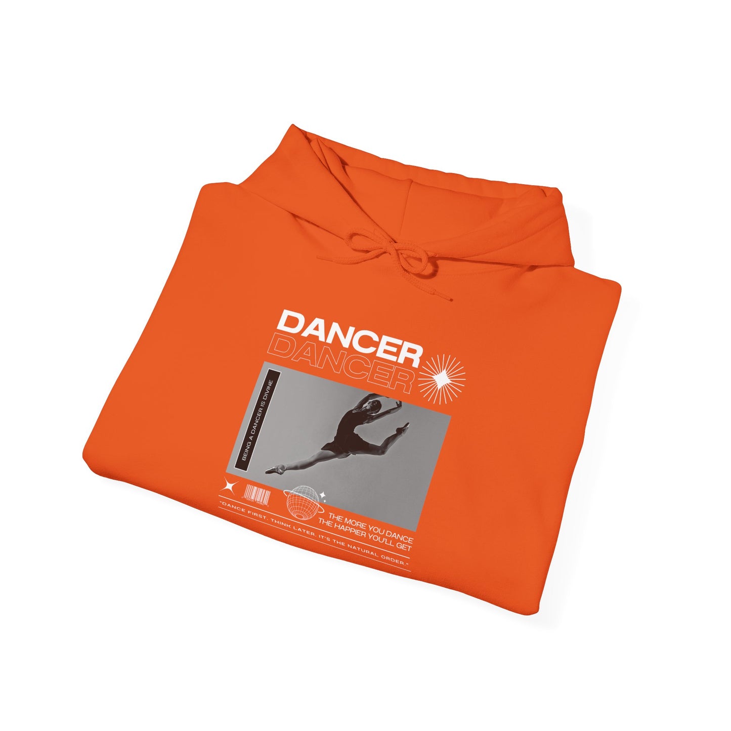 Dancer Streetwear Hoodie – Unisex Heavy Blend™ Hooded Sweatshirt with Inspiring Dance Mottos