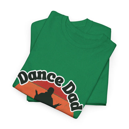 "Dance Dad" Unisex Heavy Cotton Tee – Funny Retro Dance Shirt for Cool Dads