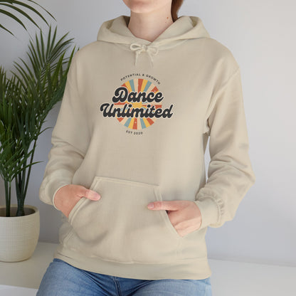 "Dance Unlimited – Potential & Growth" Retro Unisex Hoodie  Dance-Inspired Sweatshirt