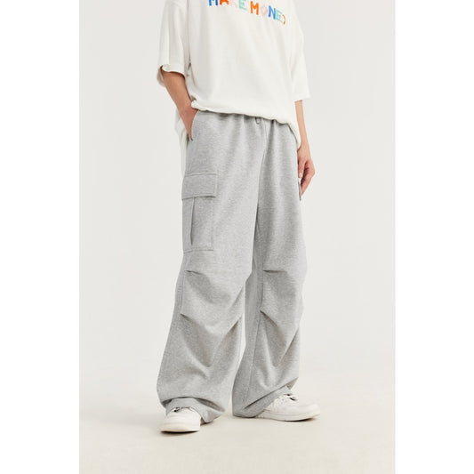 Unisex Wide-Leg Baggy Sweatpants with Jeté Logo – Dance-Inspired Streetwear Lounge Pants