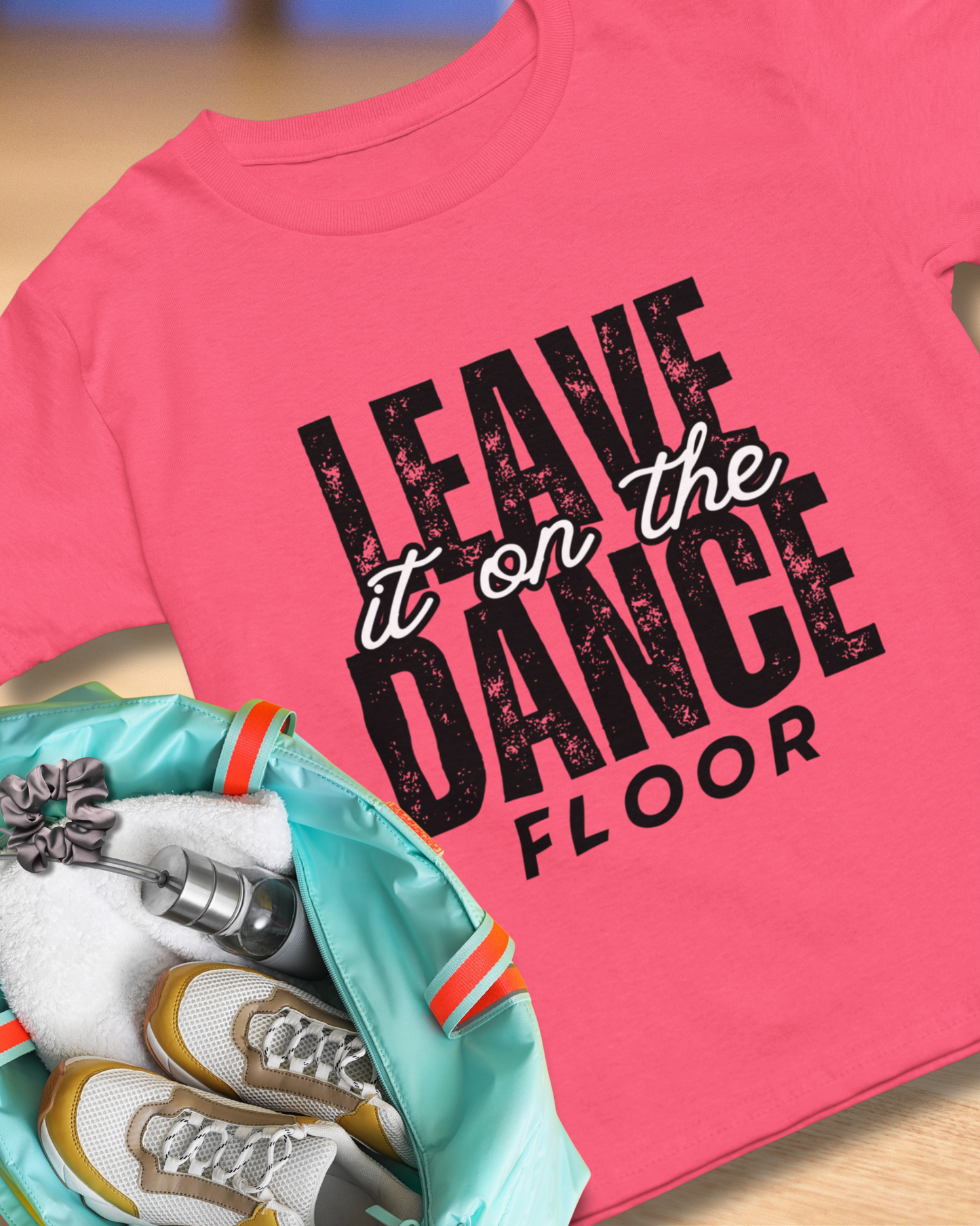 "Leave It On the Dance Floor" Unisex Jersey Short Sleeve Tee – Streetwear-Inspired Dance Graphic T-Shirt for Dancers